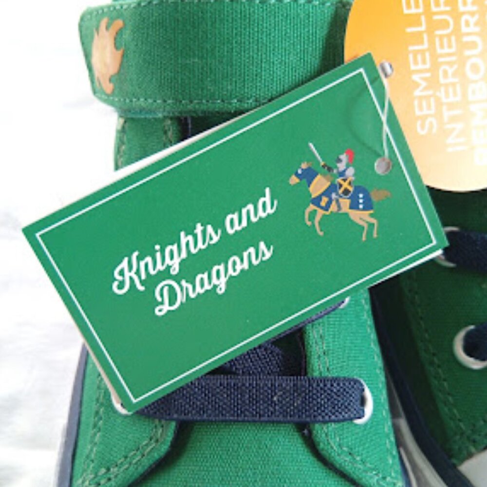 NWT- Knights and Dragons Green Gymboree Kid's Shoes - Picture 12 of 15